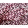 thumbnail image 4 of oneOone Silk Tabby Fabric Ogee Ikat Print Sewing Fabric BTY 42 Inch Wide, 4 of 4