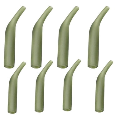 VONKY 100 Pcs Manchons d'Hameçon de Pêche à la Carpe Manchons d'Aligneur de Montage pour Cheveux Positionneur de Tube Terminal Attirail Carpe Doux Accessoire Anti-Enchevêtrement