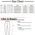 thumbnail image 3 of Timegard Formal Pants for Women Straight Leg Elastic High Waisted Button Office Casual Trousers with Pockets, 3 of 4