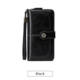 thumbnail image 2 of XZNGL Small Womens Wallets with Credit Card Slots Antimagnetic Wallet Long Zipper Womens Wallet Leather Wallet New Large Capacity Handbag in Europe and America Womens Wallets Large Capacity, 2 of 3