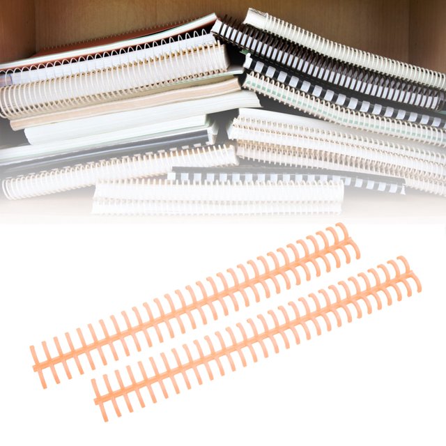 10PCS 30 Holes Binding Wires Spirals Coils Plastic Binding Rings Binding Comb For School Office Notebook Maker