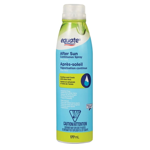 Equate After Sun Continuous Spray Aloe Vera