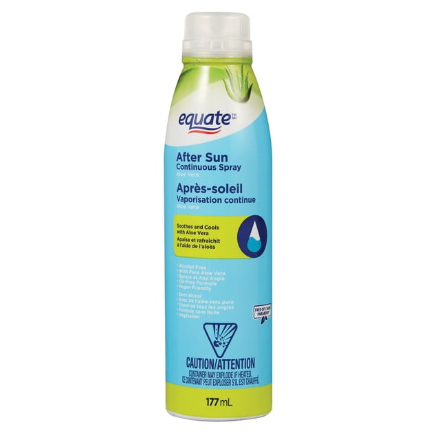 Equate After Sun Continuous Spray Aloe Vera