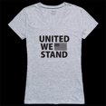 thumbnail image 1 of Rapid Dominance GS2-788-HGY-03 T-Shirt à Manches Courtes à Col en V pour Femmes United We Graphic, Gris Chiné - Grand, 1 of 1