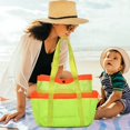 thumbnail image 1 of JWshufel Large Capacity Portable Swimming Bag with Multi Pocket Storage for Beach Swimming Pool Vacation Travel Long Lasting Polyester Mesh Design Easy to Fold and Carry, 1 of 5