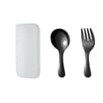 thumbnail image 2 of Btomtd Stainless Steel Cutlery Set 304 Stainless Steel Spoon Fork With Box, Black, 2 of 5