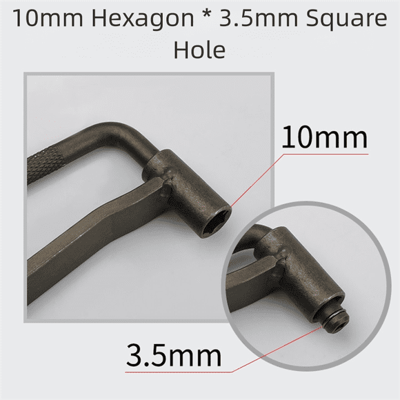 Motorcycle Valve Screw Adjusting Tool Set – Hex Socket Wrenches (8mm, 9mm, 10mm) for Precise Valve Tuning, Metal Construction, Bronze Finish, Compact 130mm Design(B)