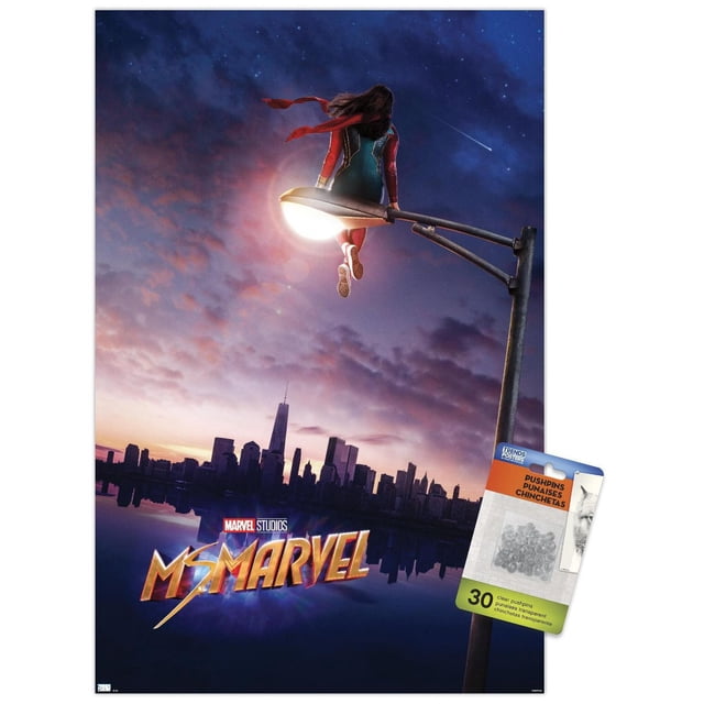 Marvel Ms. Marvel - Teaser One Sheet Wall Poster, 22.375" x 34"
