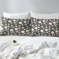 thumbnail image 3 of Erosebridal Housse de Couette Florale Rétro Double, Housse de Couette Fleur Rustique Double, Déco Coccinelle, Réversible 3 Pcs (Sans Couette), 3 of 6