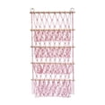 thumbnail image 3 of Hanging Organizer Plush Toy Storage Bedroom Books Stuffed Animal Net Hammock Pink, 3 of 8