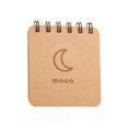 thumbnail image 2 of homeholiday Weather Series Sofe Cover Portable 9.5x8.5cm Spiral Journey Notebook Wirebound Memo Notepad, 2 of 6