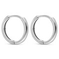 thumbnail image 1 of QUINTESSENTIAL STERLING SILVER 14MM  HUGGY EARRINGS, 1 of 1