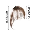 thumbnail image 4 of Today Discount Naittoop High Temperature Wire Extension Natural Black Wig Female Bangs Hair Piece, 4 of 5