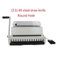 thumbnail image 2 of Electric Iron Ring Punching And Binding Machine Desk Calendar Binding Machine Full Draw Knife Punching Machine Industrial Grade, 2 of 7