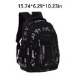 thumbnail image 3 of ruzhgo Sac de Rangement pour Étudiants, Sac d'École Imprimé, Sac à Dos de Randonnée Portable avec Fermeture Éclair, Grande Capacité, Sac à Dos Bleu Grand Gris Petit, 3 of 6