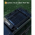 thumbnail image 3 of Yiwa Universal Rooftop Cargo Basket, 64" x 39" Steel Luggage Rack with 200 lb Load Capacity for SUVs, Trucks & Other Vehicles, 3 of 8