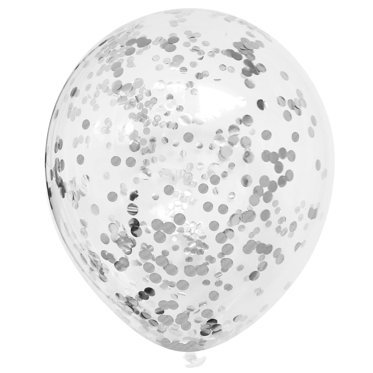 Way to Celebrate! 25ct Party Decoration and Accessories, Gold / Silver Foil Confetti Balloons, 30cm