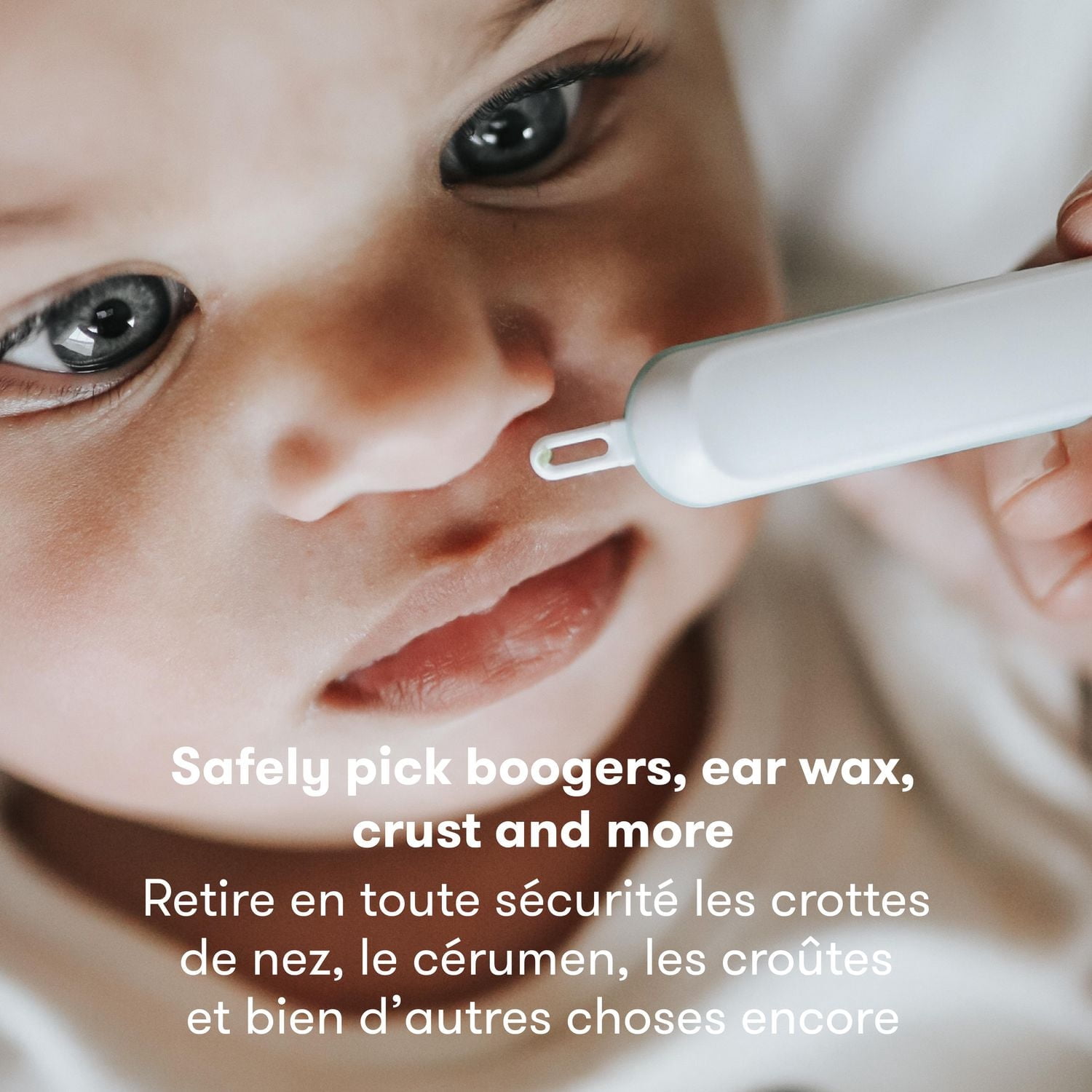 Frida Baby - Baby, Infant, Toddler - 3-in-1 Nose, Nail + Ear Picker: Baby Ear Cleaner + Baby Nose Cleaner and Nail Tool for Babies + Toddlers, Safely Clean Baby's Boogers, Ear Wax & More