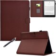 thumbnail image 1 of GSFY Case for All-new 7" Kindle Paperwhite 12th Gen & Kindle Colorsoft Signature Edition 2024 Release, Smart Premium PU Leather Wallet Stand Protective Cover Auto Sleep Wake, Brown, 1 of 7