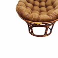 thumbnail image 2 of International Caravan 3312-MS-CM 42 in. Rattan Papasan Chair with Micro Suede Cushion, Camel, 2 of 3