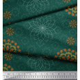 thumbnail image 3 of Soimoi Polyester Crepe Fabric Mandala Decorative Print Fabric by Yard 52 Inch Wide, 3 of 3