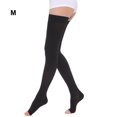 thumbnail image 2 of maskred Soft And Comfortable Tights High Stocking Stretchy Warm Fashionable Easy To Wear Nylon Compression Stockings Open Toe-black M 1Set, 2 of 6