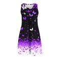 thumbnail image 5 of Ovzne Robes pour Femmes 2025 Robe de Plage Femmes Imprimé avec Poches Chemises de Nuit Sans Manches Vêtements de Nuit devant Plissé Nuisette Col Rond Robe de Nuit Grande Taille Robe Maxi Imprimée Liquidation, 5 of 5