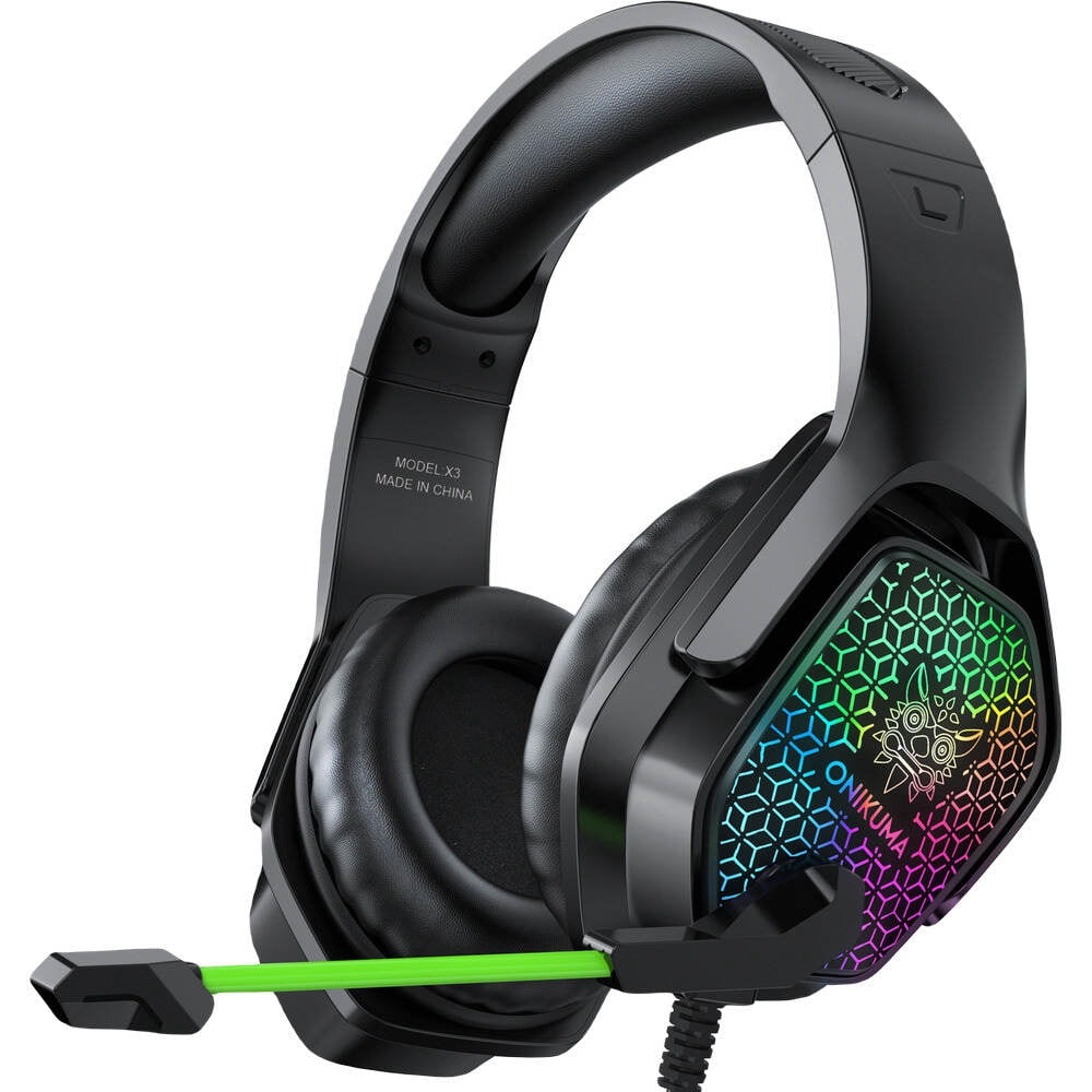 WINGOMART X3 Gaming Headset Over-ear 3.5mm LED Light Stereo Bass