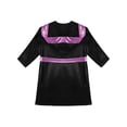 thumbnail image 4 of Yeahdor Enfants Garçons Robe de Boxe Art Martial Muay Thaï Uniforme Manches Longues Coup de Pied Boxe Robe à Capuche Ensembles Noir&Rose C 8, 4 of 5