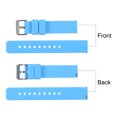 thumbnail image 4 of Uxcell Silicone Watch Band Quick Release Soft Rubber Watch Strap Light Blue/Silver 12mm, 4 of 7