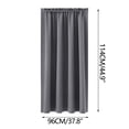 thumbnail image 3 of Avdolw Solid Color Silk Curtains - Heat Insulating, Energy Saving, Darkening & Noise Reducing for Bedroom & Kitchen, Easy Install, 3 of 3