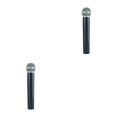 thumbnail image 1 of QualitChoice Microphone Artificiel Portatif à Main pour Enfants, Diffusion en Direct, Scène, Performance, Simulation Portable, Faux Micro, Accessoires, Jouet, Festival, 48 Tubes, Ensemble de 2, 1 of 6