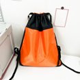 thumbnail image 4 of Meitianfacai Basketball Bag Backpack Large Capacity Fitness Swimming Bag Drawstring Football Drawstring Shoulder Sports Backpack Freed Travel Multifunctional Carrying, Orange, 4 of 6