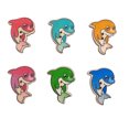 thumbnail image 1 of 50 Pieces Cartoon Buttons Colorful for Headwear Scrapbook Small Handmade Crafts Sewing Accessory Clothes Button Headwear Handicrafts Jackets, 1 of 9
