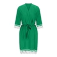 thumbnail image 4 of LSLJS Pyjama d'Intérieur Mode pour Femmes Pyjama à Manches Longues pour Femmes Chemises de Nuit Peignoirs d'Intérieur, Peignoirs Cadeaux pour Femmes, 4 of 6