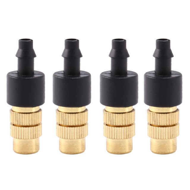 20 pcs Adjustable Misting Nozzle for Gardening Sprinkle Brass Watering Sprinkler Sprayer for Irrigation System