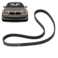 thumbnail image 3 of 11287520177, Black Constant Tension Reliable AC Compressor Belt Air Conditioner Compressor Belt Synthetic Rubber  for Repair, 3 of 8