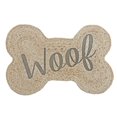 thumbnail image 1 of Braided Jute Bone Shape Pet Mat Woof 15 X 23, 1 of 3