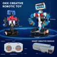 thumbnail image 2 of OKK Robot Building Toys for Boys, STEM Projects for Kids Ages 8-12, Remote & APP Controlled Engineering Learning Educational Coding DIY Building Kit Rechargeable Robot Toy Gif, 2 of 7