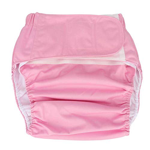 LEEYNEER Soft Adult Cloth Diaper Reusable Elderly Incontinence Nappies Underwear with Maximum Absorbency for Men or Women