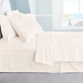 thumbnail image 1 of Swift Home Luxury 4-Piece Sheet Set with Extra Pillow Case, Twin, Coconut Milk, 1 of 8