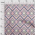 thumbnail image 1 of oneOone Georgette Viscose Fabric Diamond Geometric Print Fabric BTY 42 Inches Wide, 1 of 4
