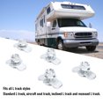 thumbnail image 3 of 5 Pcs Écrou Fileté Double Crantage M10x20mm pour Camion Lit Remorque Contrôle de Cargaison Ramassage RV ATV Points d'Ancrage Robustes Roulement 5500 LBS, 3 of 7