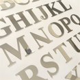 thumbnail image 3 of Bgsha Acrylic Mirror Wall Stickers 26 Alphabet English Letters DIY Decor Mural Silver, 3 of 4