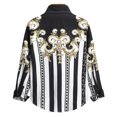 thumbnail image 3 of Pompotops 3D Digital Printing Fashion Trend Button Long Sleeve Men's Shirt on Sale, 3 of 8