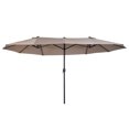 thumbnail image 1 of Outsunny 15ft Double-sided Patio Umbrella, Extra Large Outdoor Parasol, 1 of 10