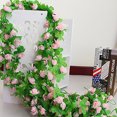 thumbnail image 4 of 2Pcs Artficial Small Rose Rattan Imitation Flower Hanging Vine Fake Plant Decoration for Home Wedding Party, 4 of 8