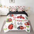 thumbnail image 2 of YST, Comforter Set, Cartoon Ladybug Bedding Set, 7-Piece, Full Size, 2 of 4