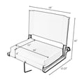 thumbnail image 3 of Chaises de Stade pour Gradins avec Soutien Dorsal, 3 of 5