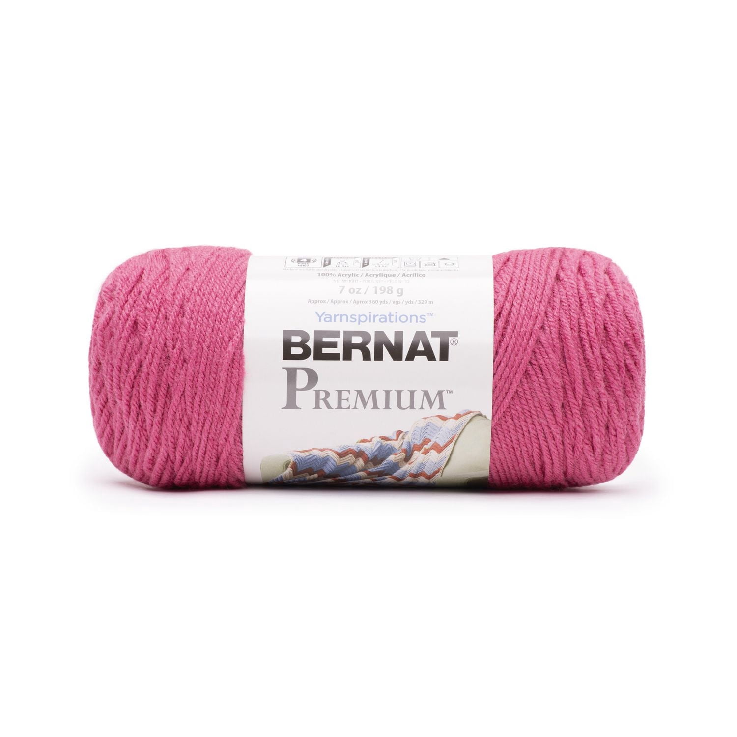 "Bernat® Fil Premium™, Acrylique #4 Moyen, 7oz/198g, 360 Yards"